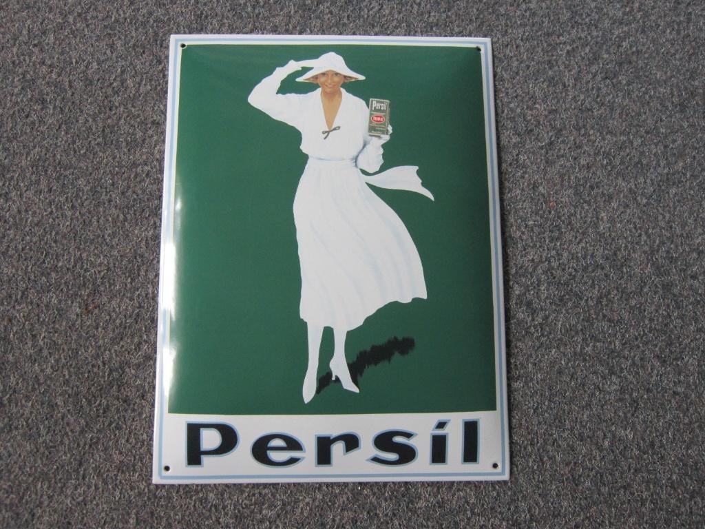 PERSIL EMAILLE RECLAMEBORD, Ophalen, Zo goed als nieuw, Reclamebord