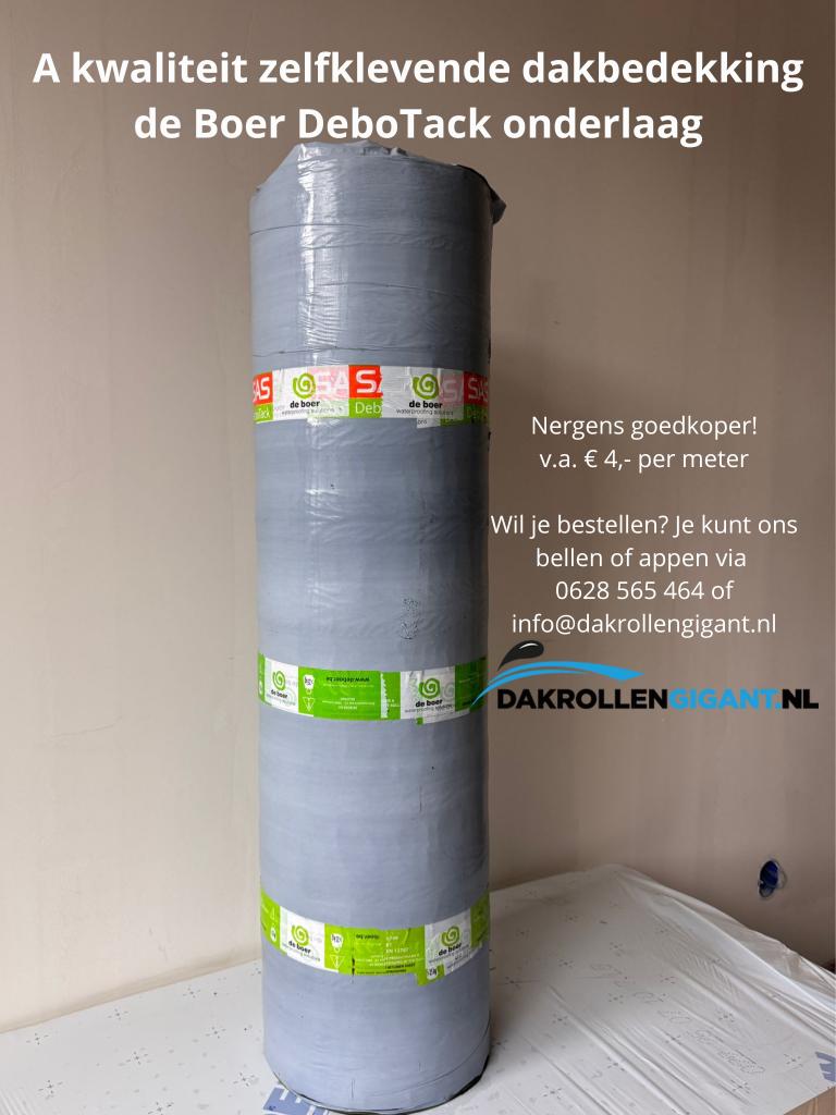 Toplaag mineraal dakbedekking € 5,- per meter, Ophalen, Overige materialen, Info@dakrollengigant.nl, Zwart