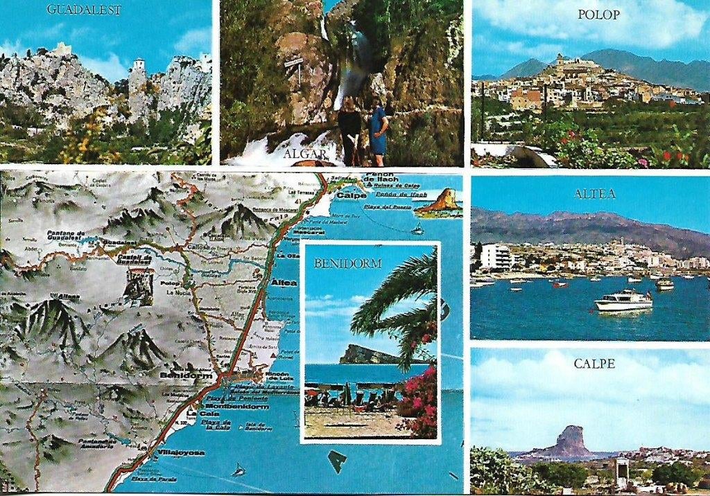 Spanje- -7-luik, Benidorm., Ophalen of Verzenden, 1980 tot heden, Ongelopen, Spanje