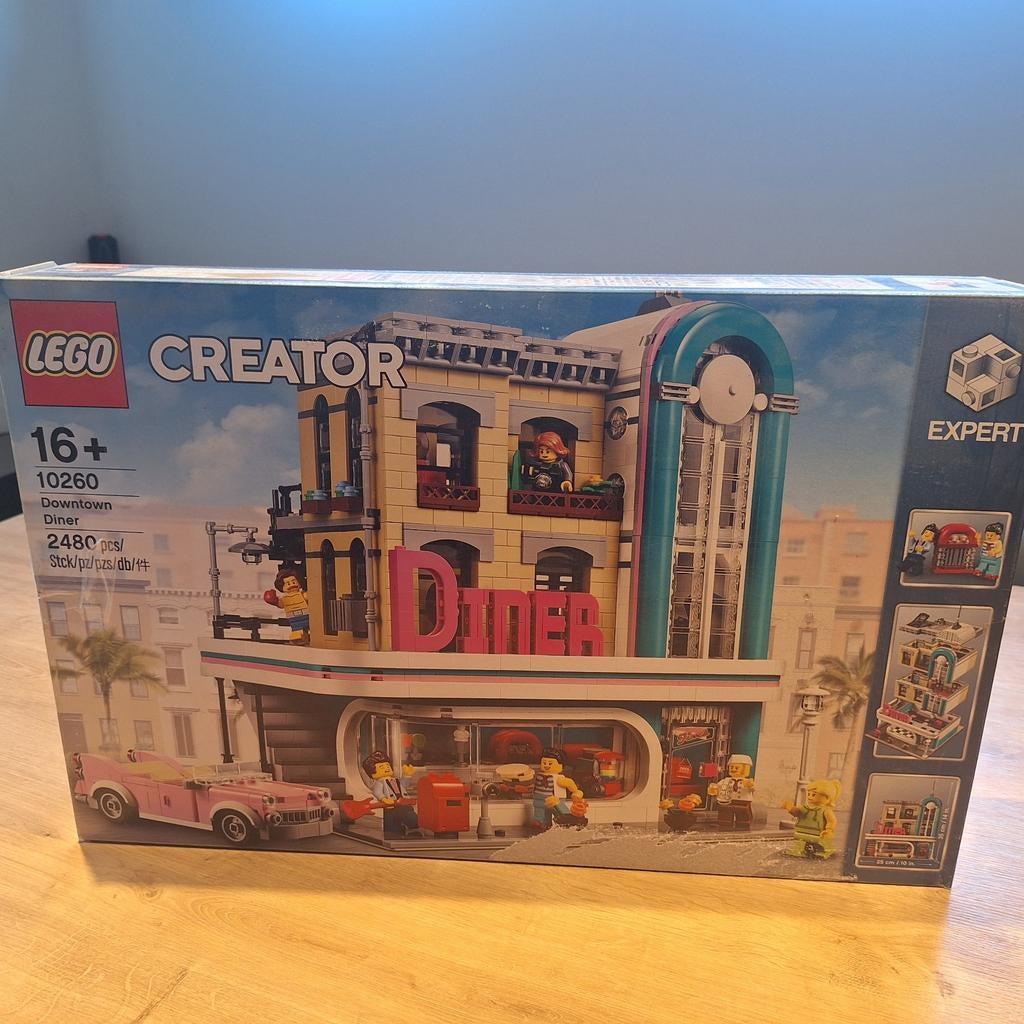Lego Creator Downtown Diner 10260 - Complete Set, Kinderen en Baby's, Speelgoed | Duplo en Lego, Compleet, Lego, Nieuw, Ophalen of Verzenden