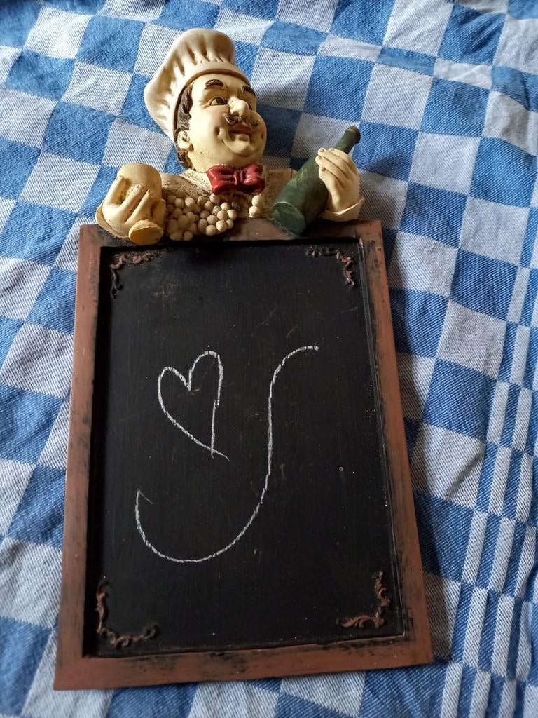 Stenen memo bordje, Ophalen