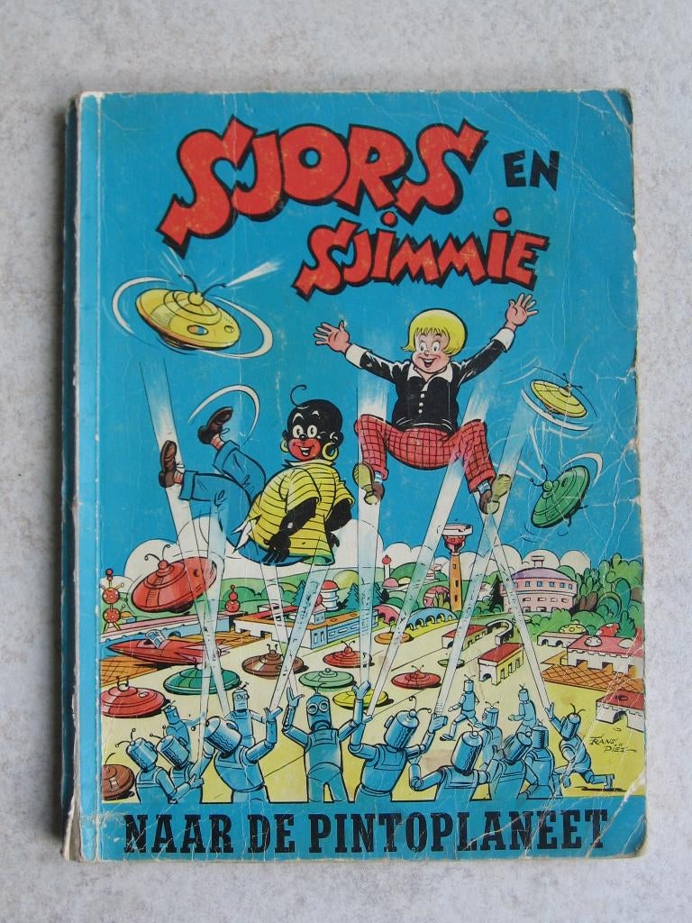 Sjors en Sjimmie - Naar de Pintoplaneet, Eén stripboek, Ophalen of Verzenden, Gelezen