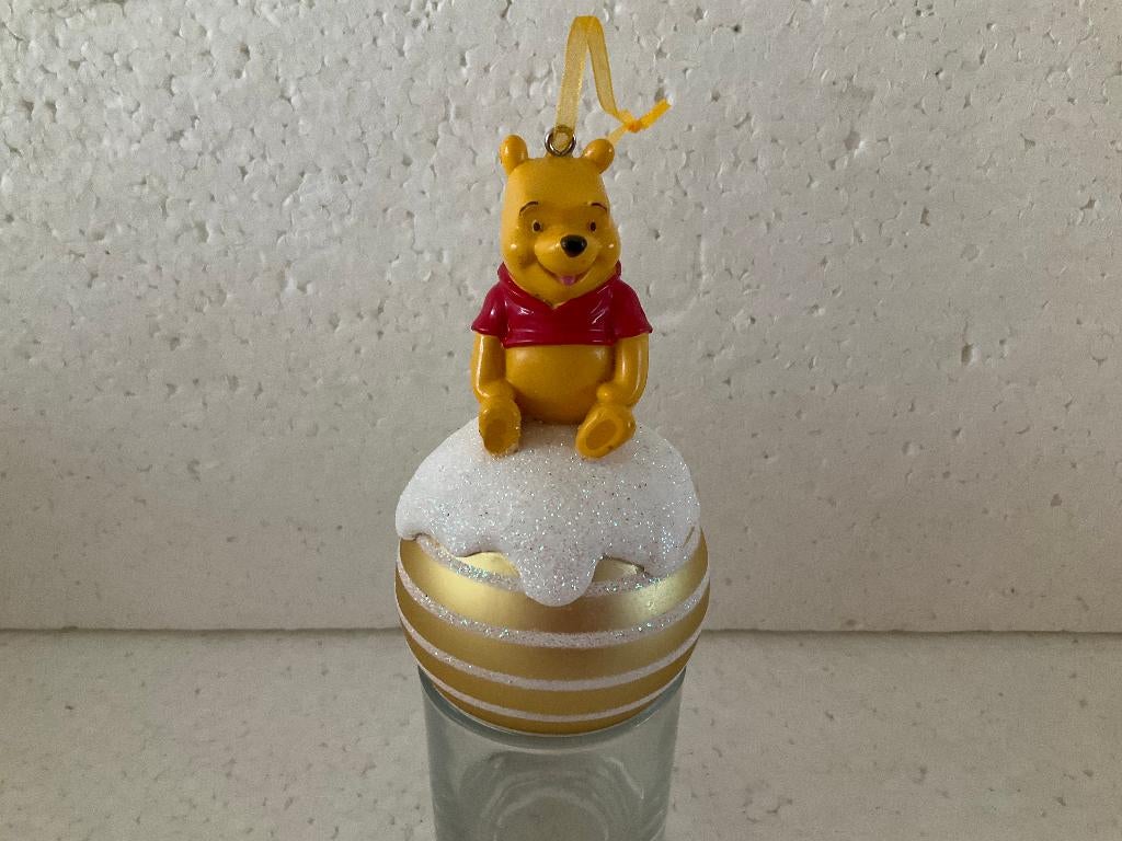 Disney winnie de poeh - winnie op kerstbal 2, Ophalen, Winnie de Poeh of vrienden, Zo goed als nieuw, Beeldje of Figuurtje