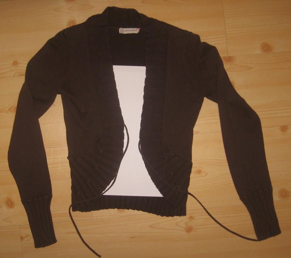 Sutherland bruin vest maat s (in vest staat l, maar valt erg, Sutherland, Bruin, Ophalen of Verzenden, Maat 36 (S)