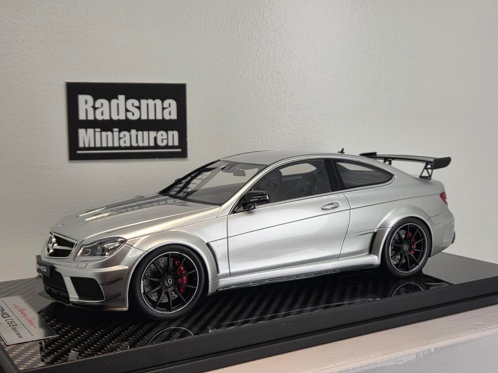 Mercedes-Benz C63 AMG Coupe W204 Black series - 1:18 Memory, Overige merken, Auto, Nieuw, Ophalen of Verzenden