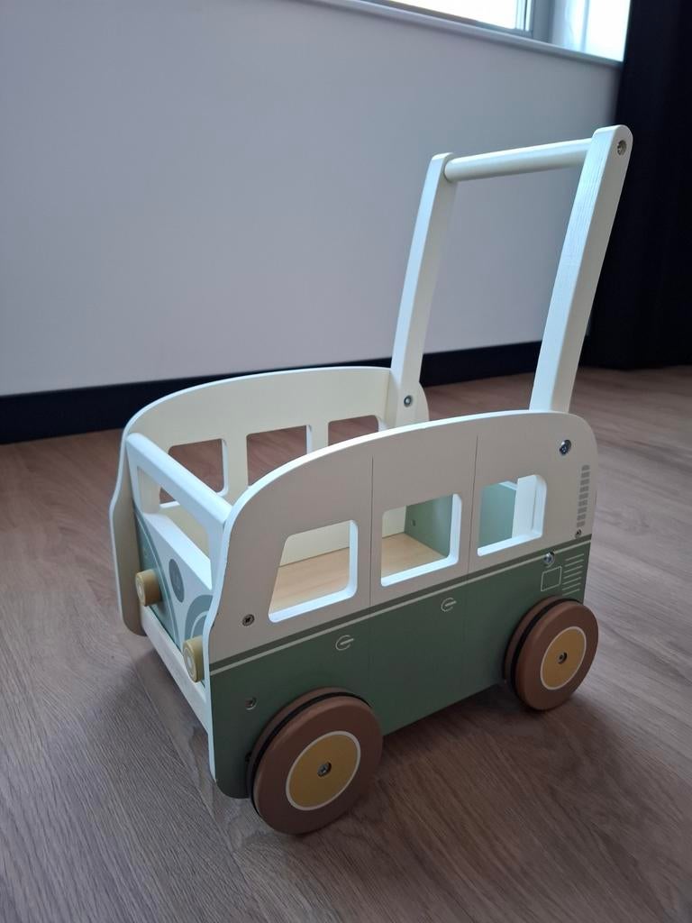 Little Dutch Loopwagen - Retro Busje, Ophalen, Zo goed als nieuw, Auto, Met wieltjes