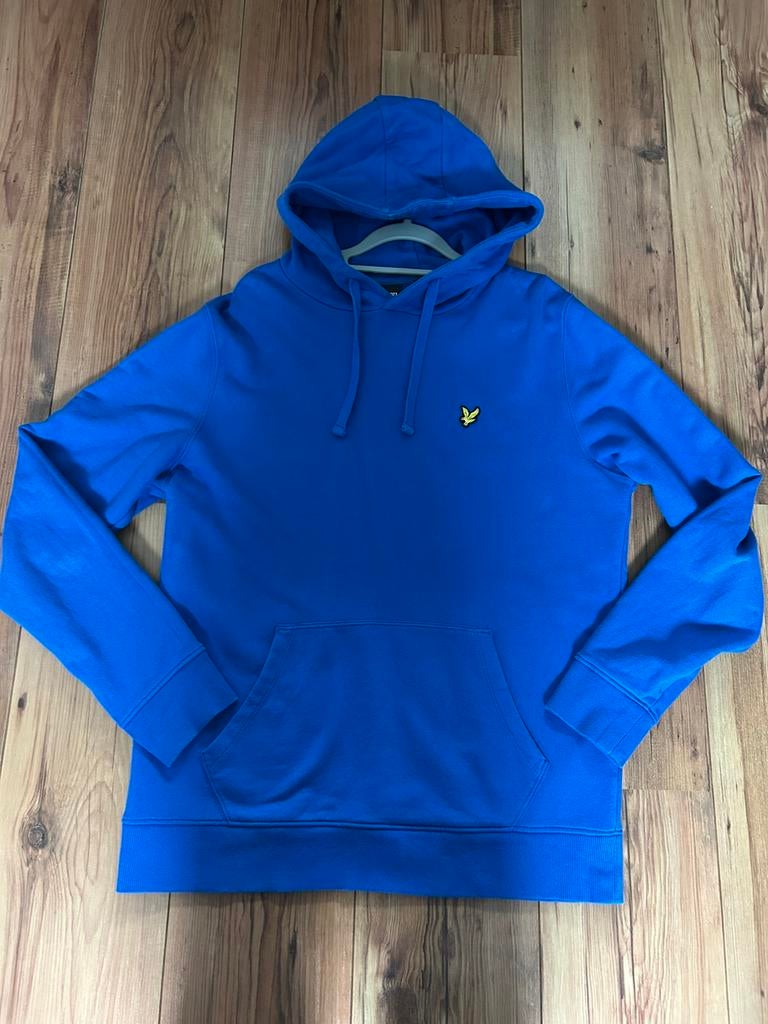 Lyle&Scott hoodie maat L., Ophalen of Verzenden, Zo goed als nieuw, Maat 52/54 (L), Blauw