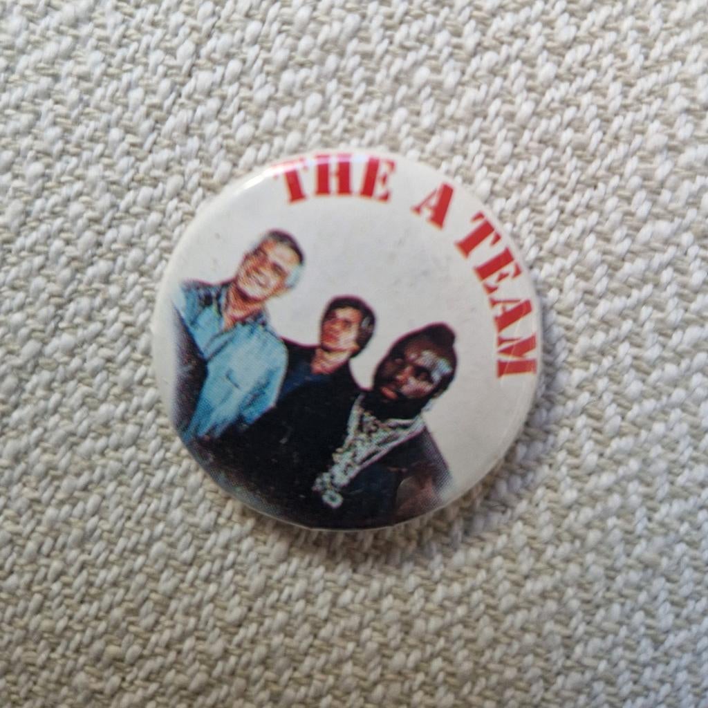 1983 the a-team button speldje pin A team speld 80s eighties, Ophalen of Verzenden, Zo goed als nieuw
