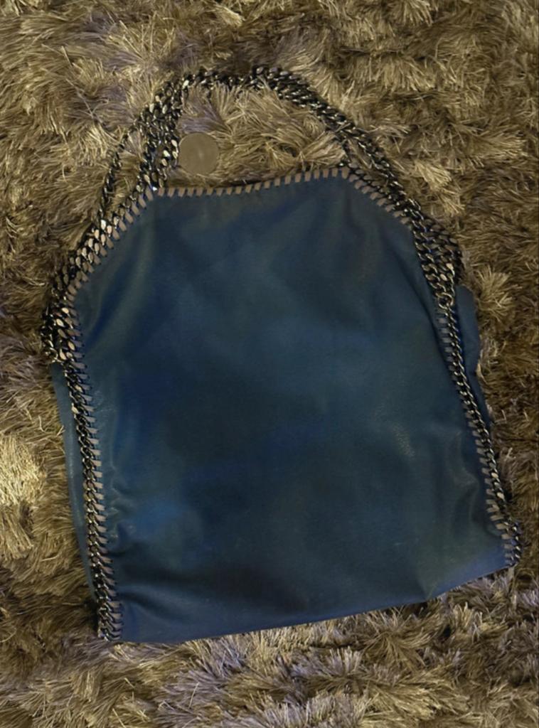 Stella Mc Cartney Falabella Bag Blauw - Large, Sieraden, Tassen en Uiterlijk, Tassen | Damestassen, Ophalen of Verzenden, Zo goed als nieuw