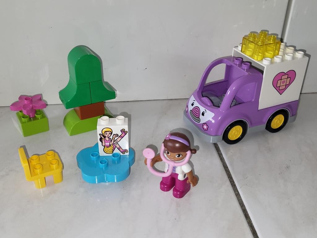 Duplo Rosie de ambulance poppendokter, Gebruikt, Ophalen of Verzenden, Duplo, Duplo