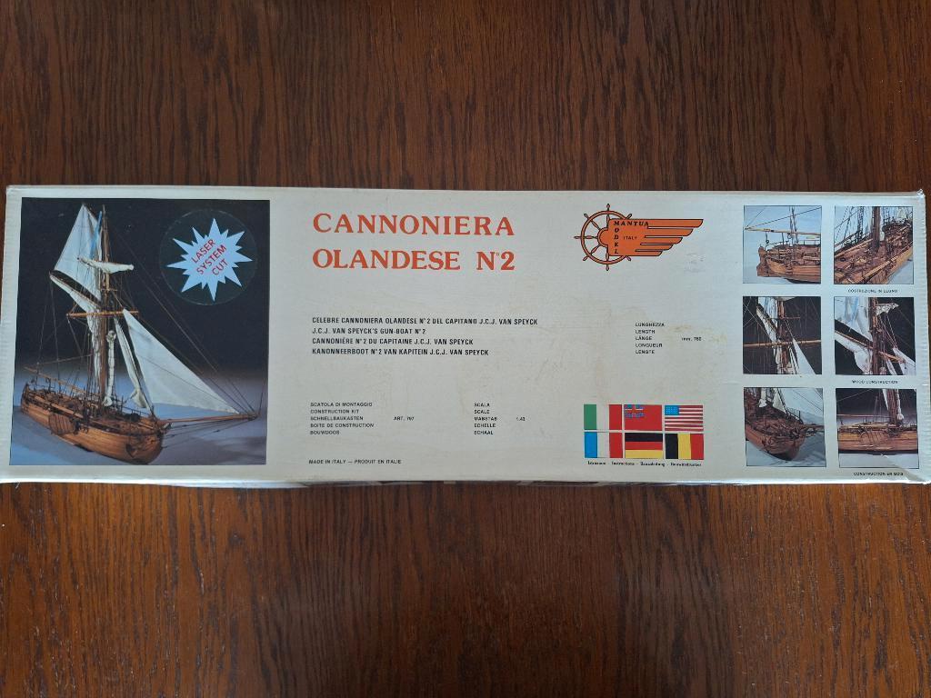 1:43 1/43 Mantua Kanonneerboot N2 Kapitein J.C.J. van Speyck, Ophalen of Verzenden, Zo goed als nieuw, 1:32 tot 1:50
