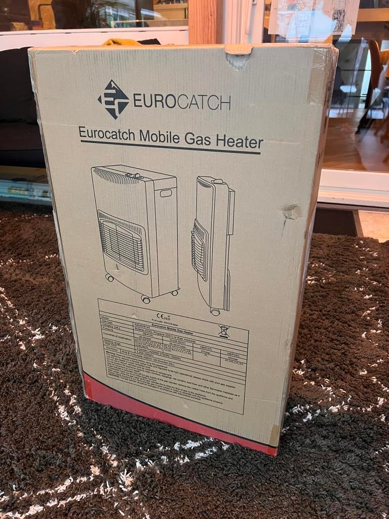 NIEUW | Eurocatch Mobile gaskachel incl slang en drukregel.., Ophalen of Verzenden, Zo goed als nieuw, Gas, Gaskachel