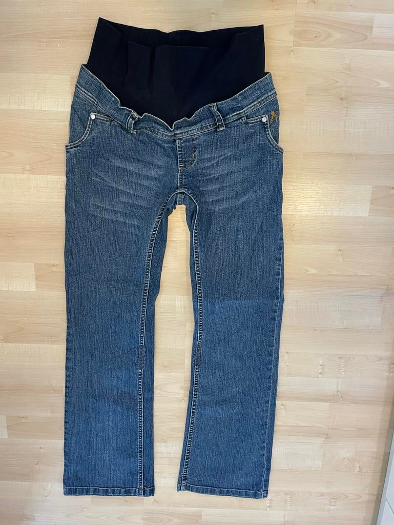 Noppies zwangerschapsbroek spijkerbroek maat S, Blauw, Ophalen of Verzenden, Maat 36 (S), Gedragen