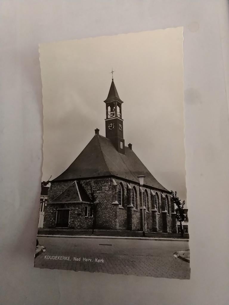 KOUDEKERKE. NED.HERV.KERK, Verzamelen, Ansichtkaarten | Nederland, Ophalen of Verzenden, 1960 tot 1980, Groningen
