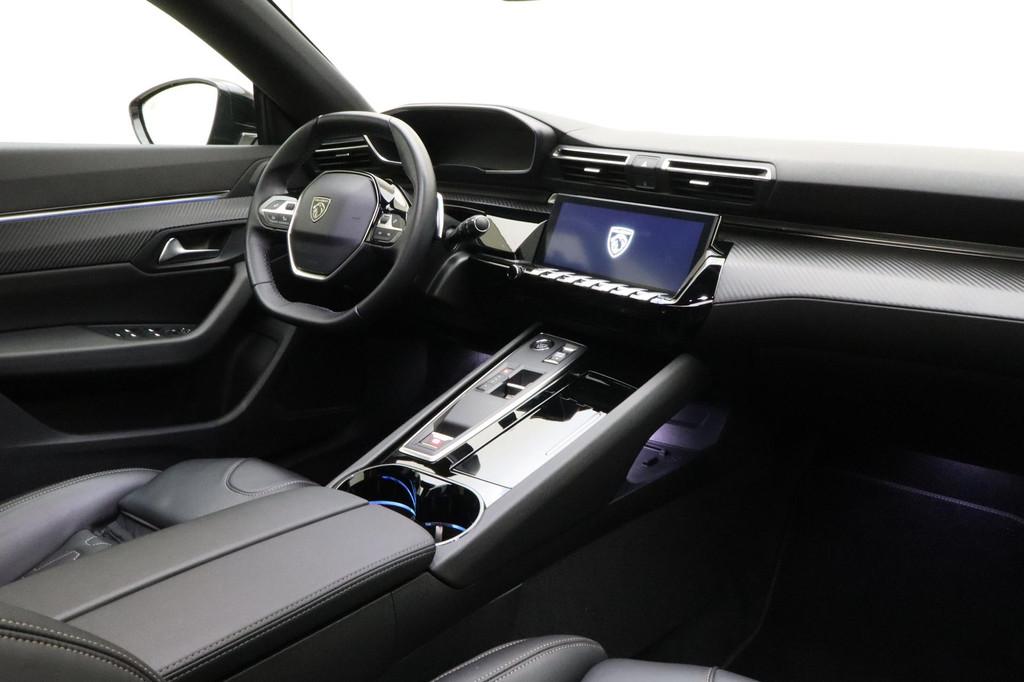 Peugeot 508 SW 1.6 HYbrid 225 Allure Plug in | 18 inch LM ve, Gebruikt, 4 cilinders, Zwart, Hybride Elektrisch/Benzine