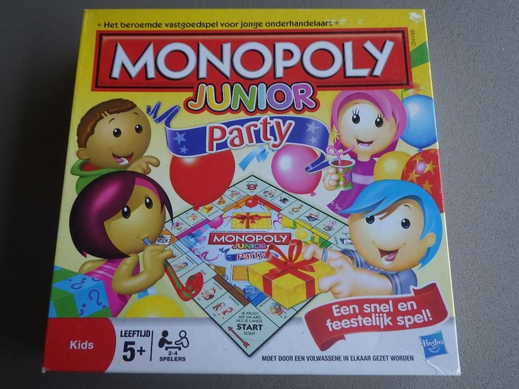 monopoly junior party, Hobby en Vrije tijd, Ophalen of Verzenden