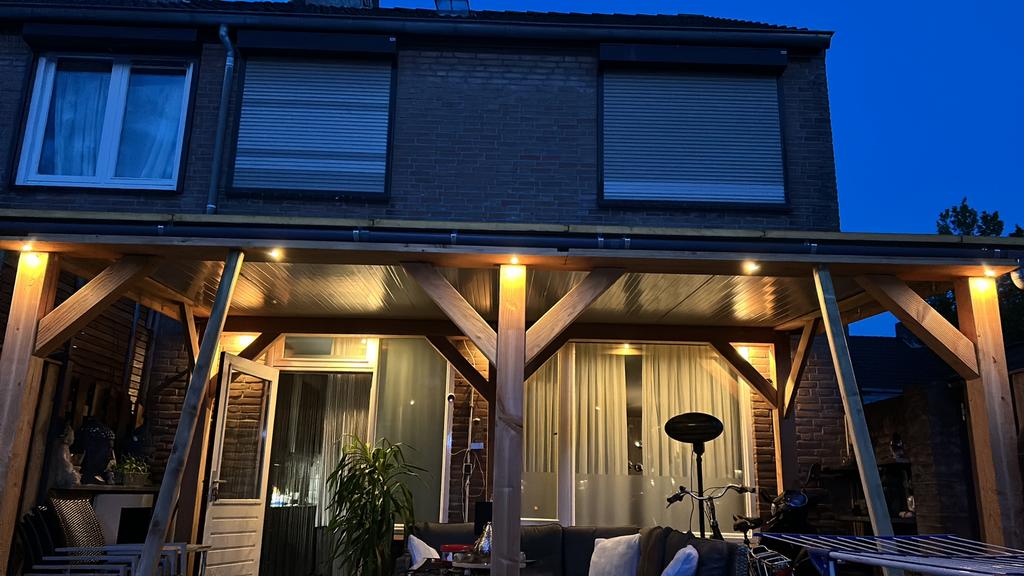 Overkapping nog geen jaar oud, Tuin en Terras, Ophalen, Zo goed als nieuw, Veranda