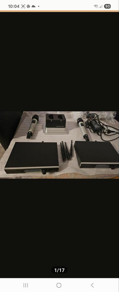 Sennheiser speechline digital wrilles sets, Muziek en Instrumenten, Microfoons, Ophalen, Zo goed als nieuw, Overige typen, Draadloos
