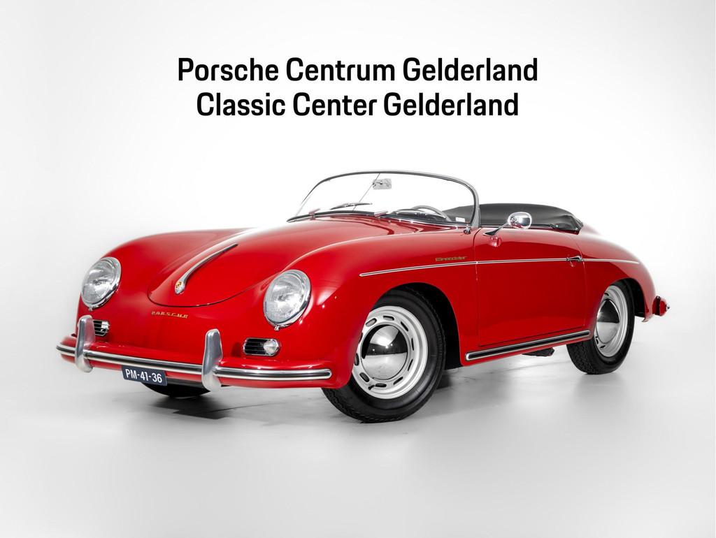 Porsche 356 A 1600 Speedster 1957, Auto's, Oldtimers, Zwart, Cabriolet, 60 pk, Bedrijf