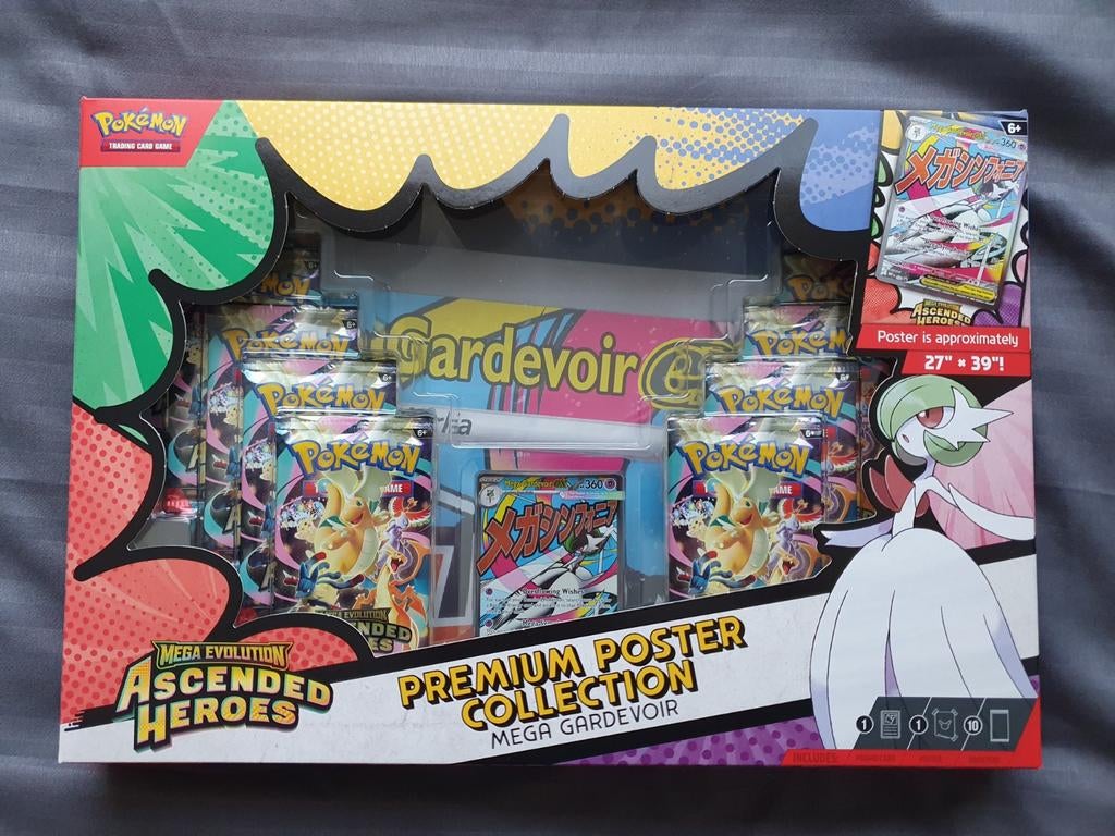 Pokemon Ascended Heroes Poster Collection Gardevoir!, Ophalen of Verzenden, Nieuw, Booster, Foil