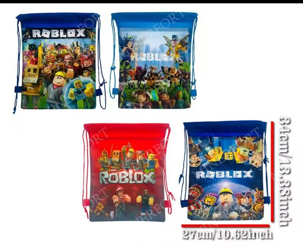 Set 4 Nieuwe Roblox Gymtassen / Rugzakken - Diverse Desi, Ophalen, Nieuw, Jongen of Meisje