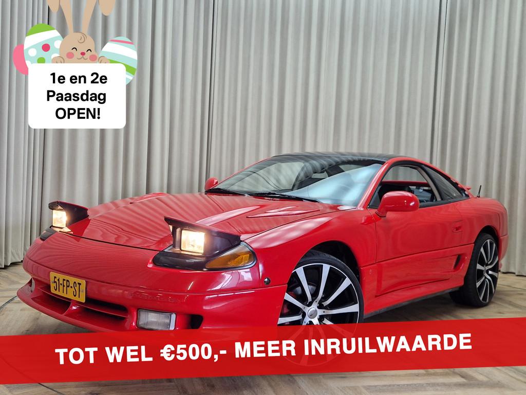 Dodge Stealth ES *Mitsubishi 3000GT* V6 DOHC | Leder | Clima, Voorwielaandrijving, Zwart, 4 stoelen, Leder