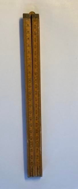 Vintage houten duimstok, Antiek en Kunst, Ophalen of Verzenden