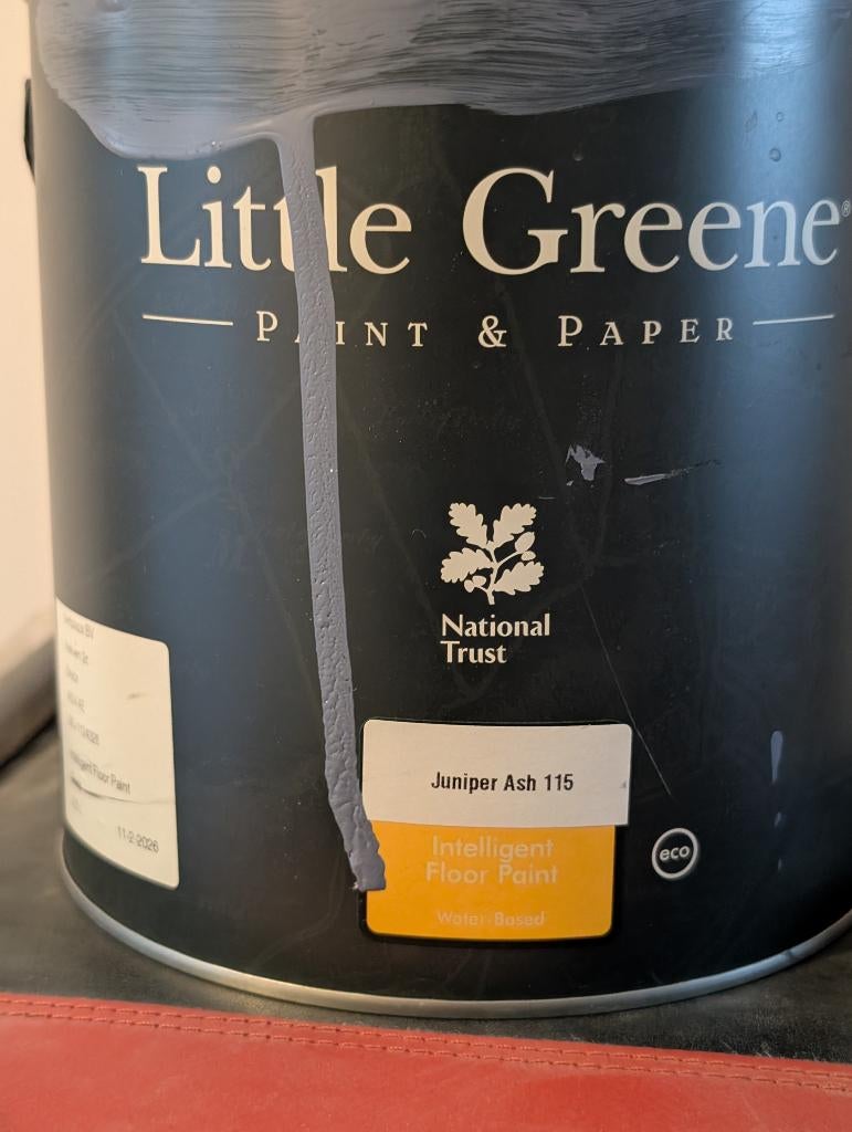 Little Green intelligent floor paint, Juniper Ash 115, Ophalen, Nieuw, Groen