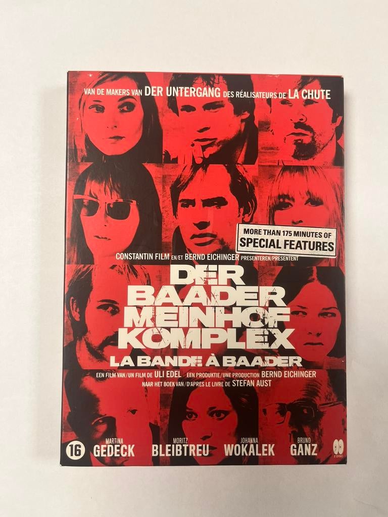 Der Baader Meinhof Komplex (2008) NL-DVD, Vanaf 16 jaar, Ophalen of Verzenden, Zo goed als nieuw, Detective en Krimi