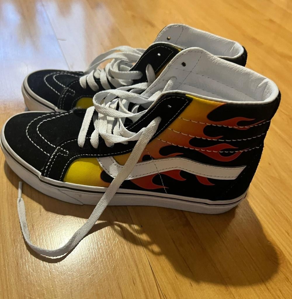 Vans met vlammen maat 36, Verzenden, Jongen of Meisje, Schoenen, Zo goed als nieuw