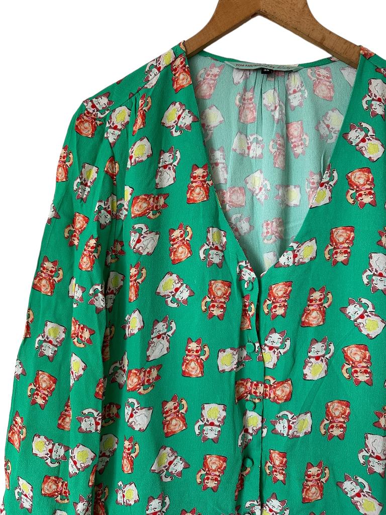 Pom Amsterdam playsuit M, Ophalen of Verzenden, Zo goed als nieuw, Groen