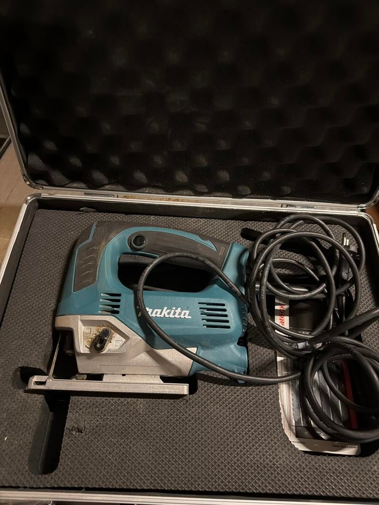 Makita decoupeerzaag in koffer, Ophalen, Gebruikt, Decoupeerzaag