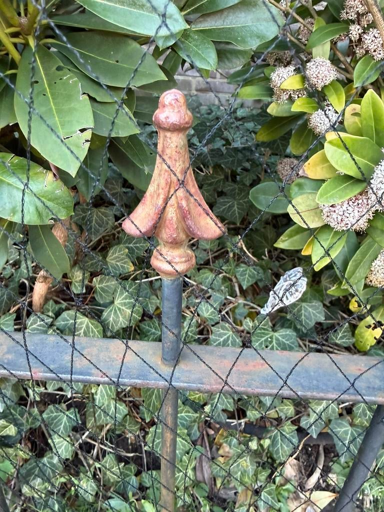 Smeedijzeren hek gratis ophalen, Tuin en Terras, Tuinhekken en Hekwerk, Ophalen of Verzenden, Gebruikt, IJzer, Sierhekwerk