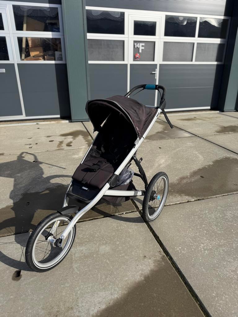 Thule Glide 2 Hardloopkinderwagen, Gebruikt, Luchtbanden, Ophalen, Kinderwagen