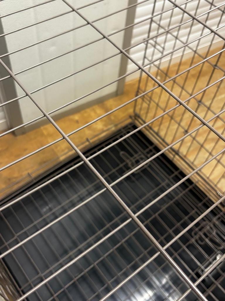 Stalen uitklapbare bench, Ophalen, Zo goed als nieuw