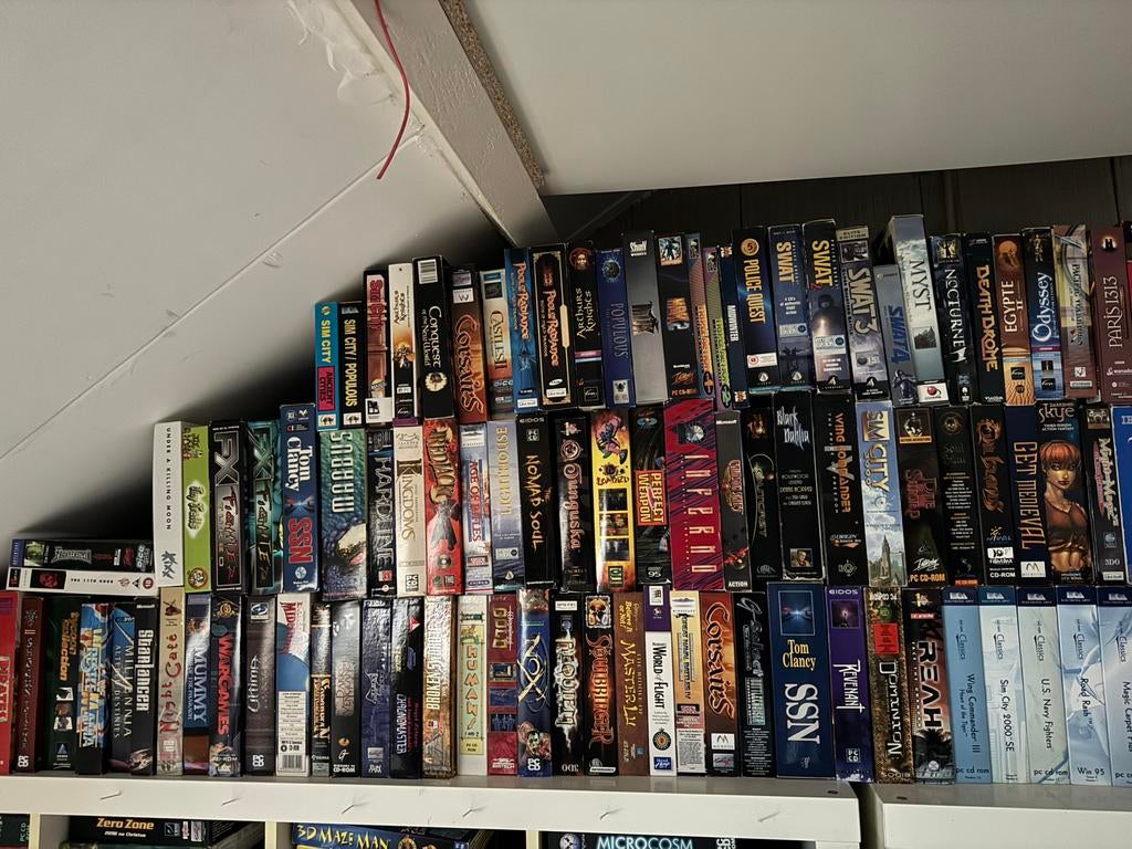 Grote verzameling Big Box PC Games, 1 speler, Ophalen, Zo goed als nieuw, Vanaf 3 jaar