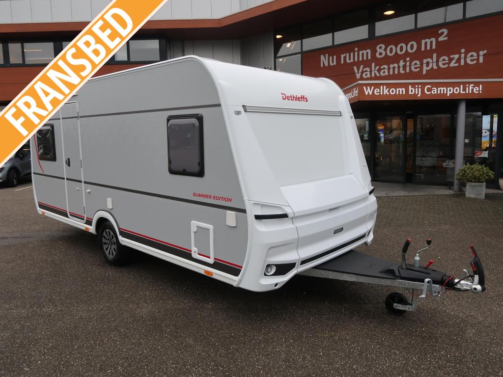 Dethleffs Camper 470 FR Summer Edition, Caravans en Kamperen, Schokbreker, Rondzit, Overige typen, Dethleffs