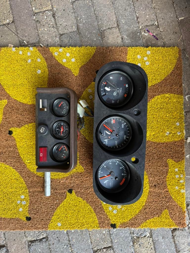 Porsche 924 dashboard tellers klokken, Ophalen of Verzenden, Porsche