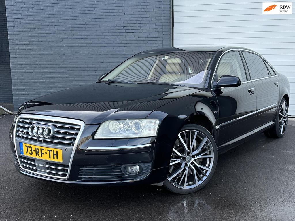 Audi A8 6.0 W12 Quattro Lang Pro Line SCHUIFDAK/VOLOPTIE/VOL, Auto's, Automaat, Gebruikt, Beige, 12 cilinders