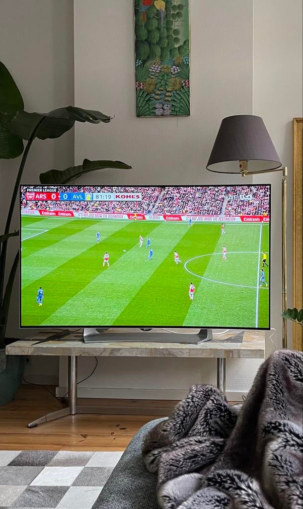 LG 55 inch OLED TV, Ophalen, OLED, Zo goed als nieuw, 100 Hz
