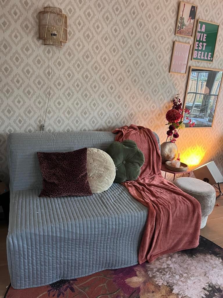 Lycksele slaapbank 2 persoons, Ophalen, Gebruikt, Tweepersoons, Grijs