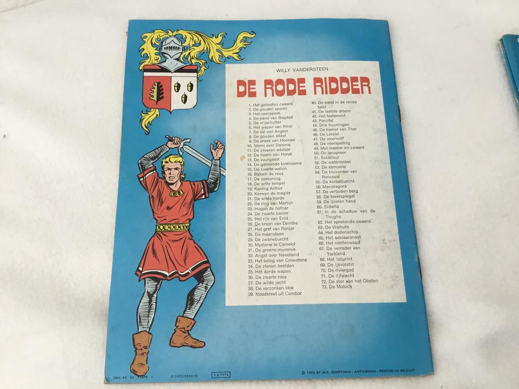 De- Rode Ridder, Eén stripboek, Ophalen, Zo goed als nieuw
