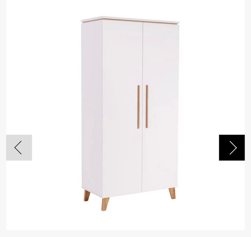 witte kast van prenetal, Ophalen, Eikenhout, 50 tot 100 cm, Zo goed als nieuw