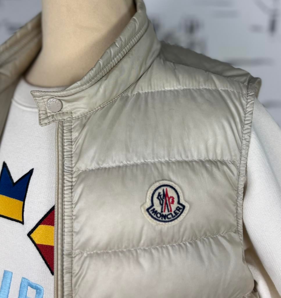 Moncler kinderen Gui bodywarmer jas maat 12 (360 euro), Moncler EU, Verzenden, Jongen of Meisje, Zo goed als nieuw