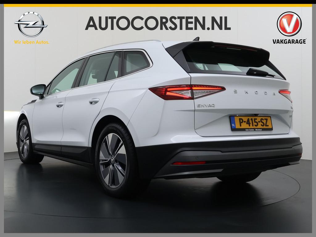Skoda Enyaq iV 80 Leer+Elek.Stoel+Memory Adap.Cruise Head-Up, Achterwielaandrijving, Gebruikt, Zwart, 82 kWh