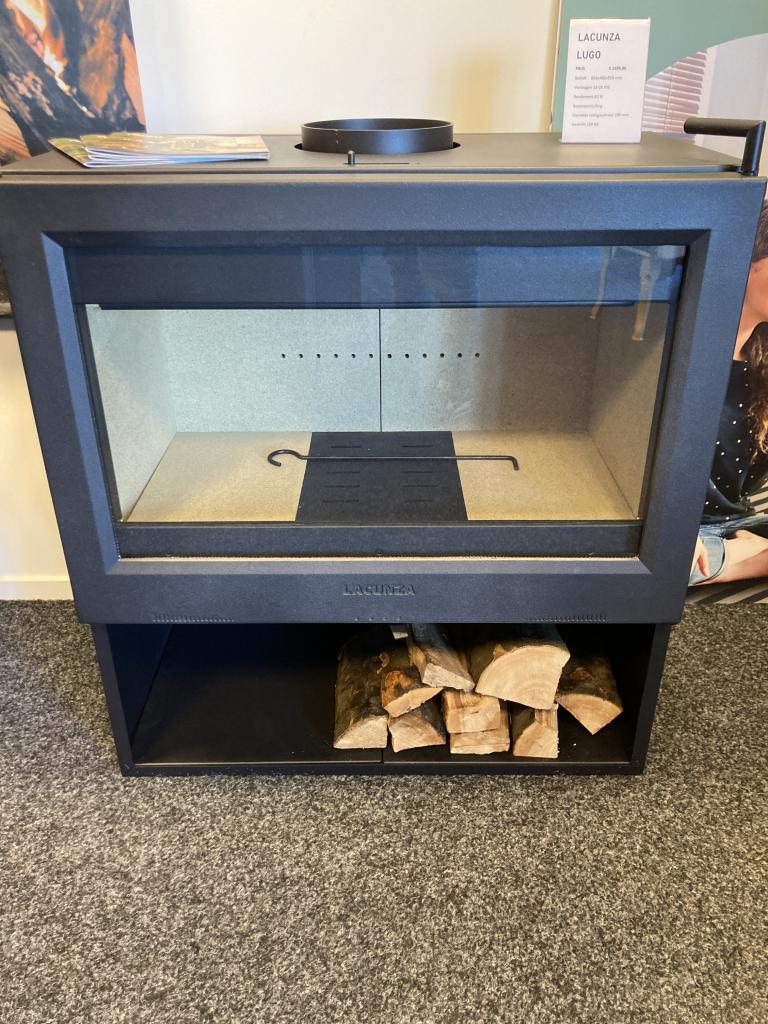 -10 % Lacunza LUGO houtkachel 12 - 20 KW  VOORRAAD leverbaar, Niet ingevuld, Niet ingevuld, Vrijstaand, Hout
