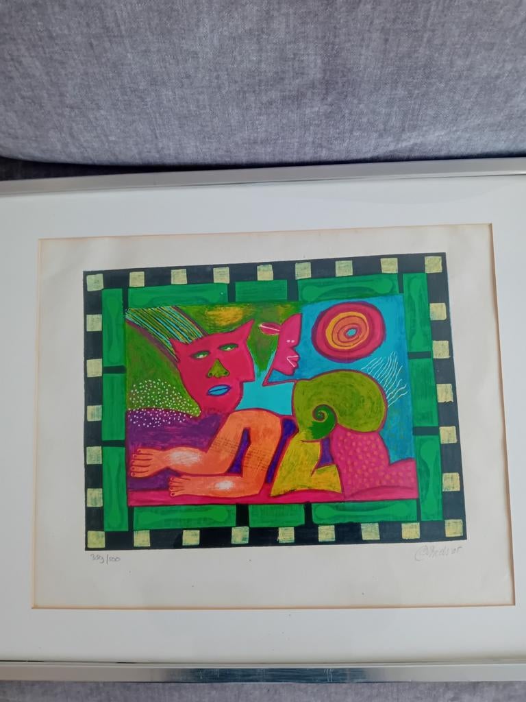 2 zeefdrukken van Clemens Briels, Antiek en Kunst, Ophalen