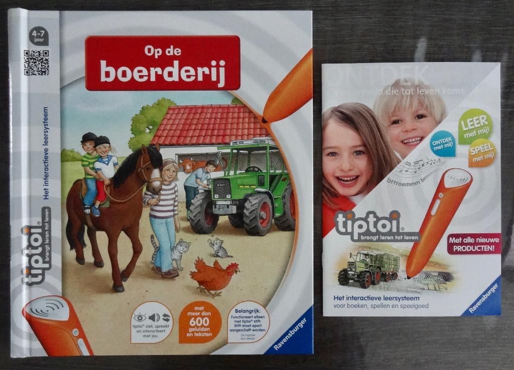 Tiptoi op de boerderij - interactief boek, Ophalen of Verzenden, Zo goed als nieuw, Ontdekken
