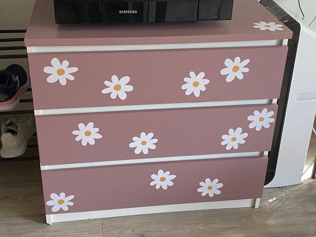 Ladekast Ikea MALM, Ophalen, Gebruikt, 50 tot 100 cm, 3 of 4 laden