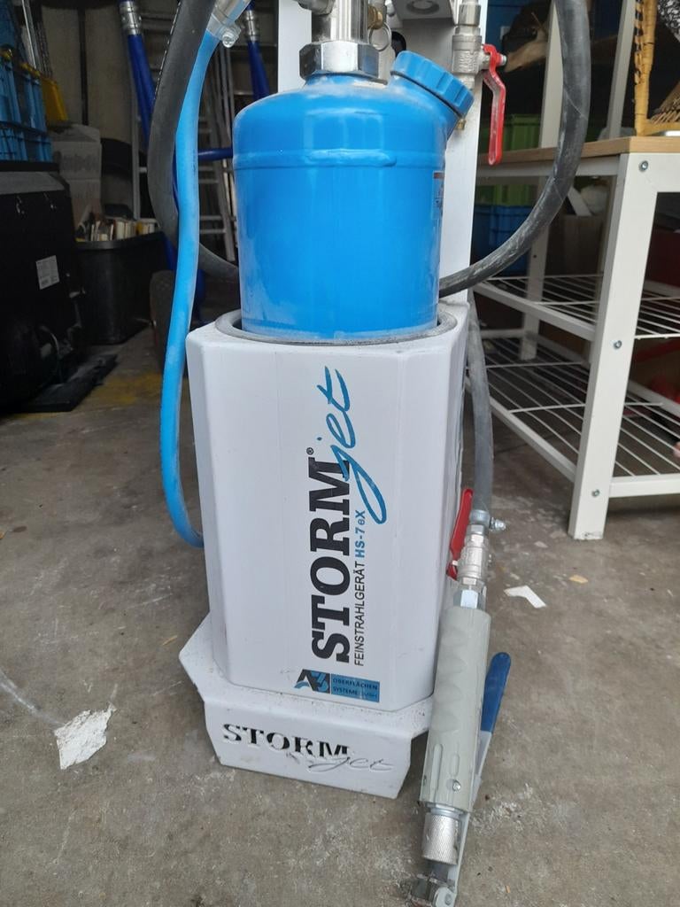 Fijn zandstraal machine Storm Jet HS 7 eX, Ophalen